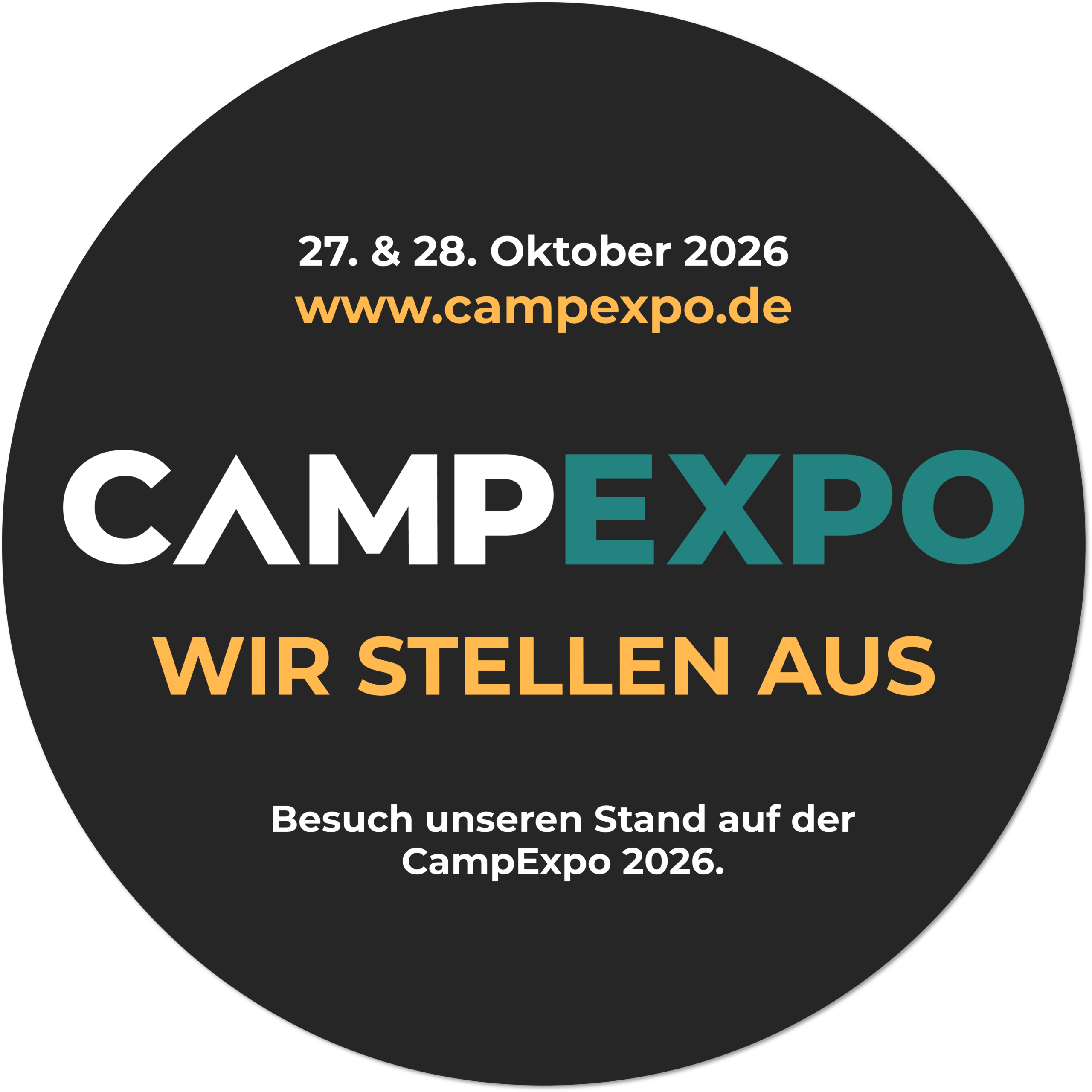 ogo der CampExpo – Fachmesse für die Campingbranche