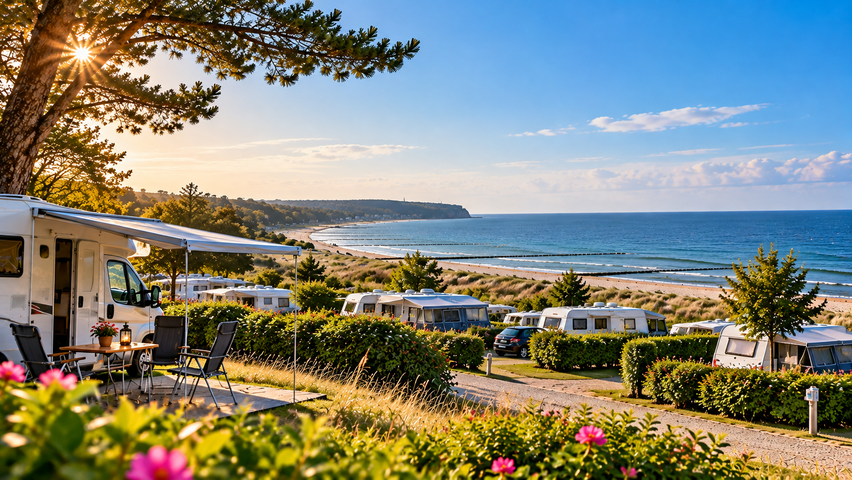 Campingplatz an der Ostsee